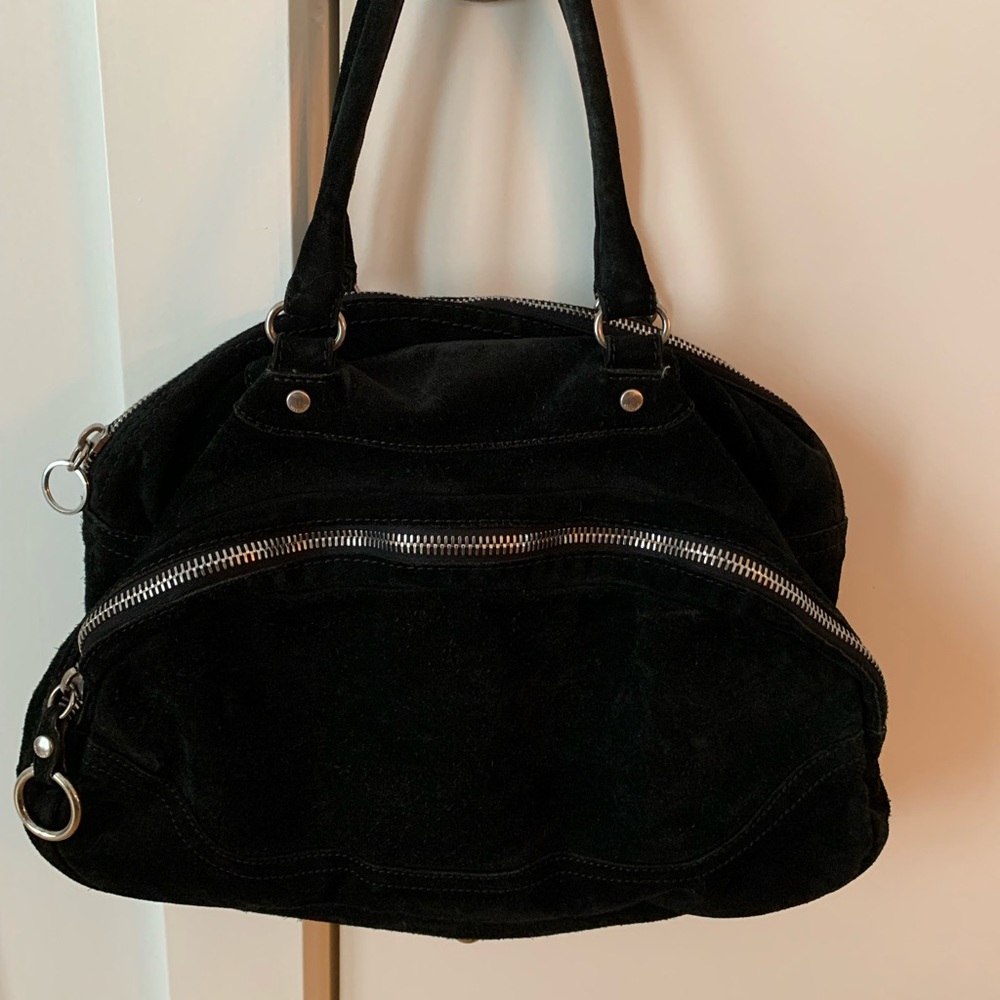 Sissi Rossi beautiful Black suede bag!